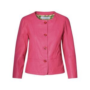Bully Fuchsia Leather Jacket Women